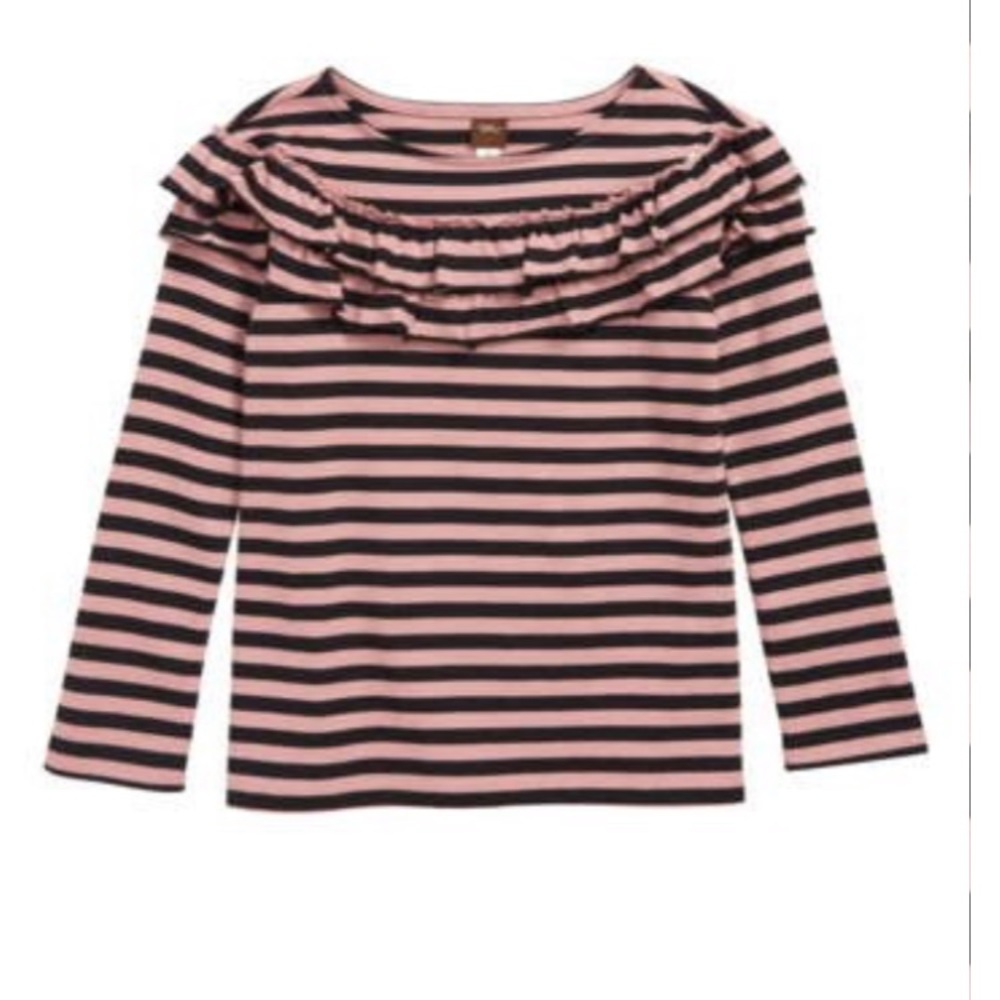 Tea collection ruffle blouse